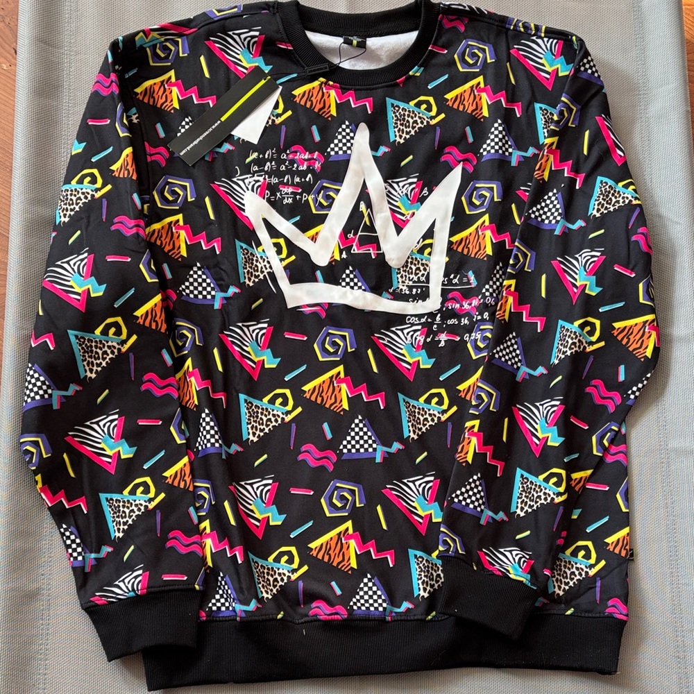 Colorful Geometric Pattern Sweatshirt